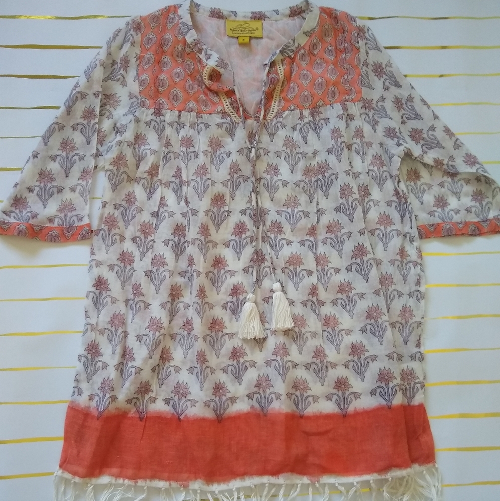 Roberta Roller Rabbit NWOT Kids Tunic SZ 4